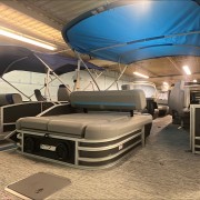 2025 Bennington 22MSBSE Pontoon Boat - Anthracite/Blue